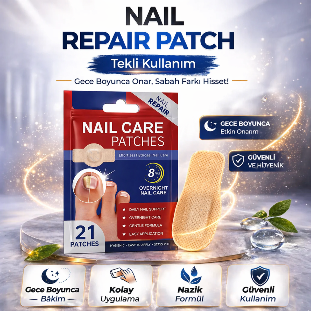 Nail Care Patches - Tırnak Bakım Bandı